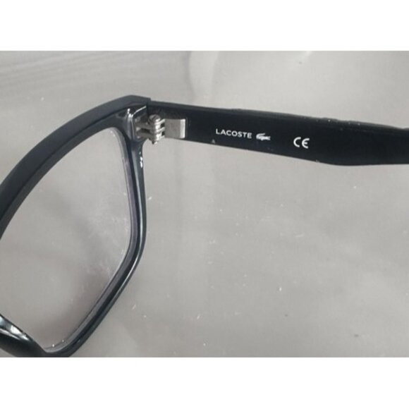 Lacoste Eyeglass Frames 54-17-150 Black L2862 Preppy Alligator Rectangular Izod - Picture 4 of 7